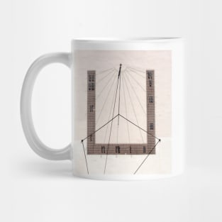 Sundial, Church of Our Lady, Frankfurt am Main, Hesse, Germany Mug